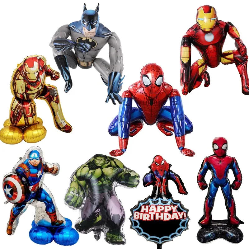 Event Supplies - 3D Big superhero Foil Balloons Birthday