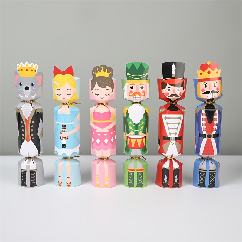 Event Party Box - 24Pcs Christmas Cracker Nutcracker Soldier Princess