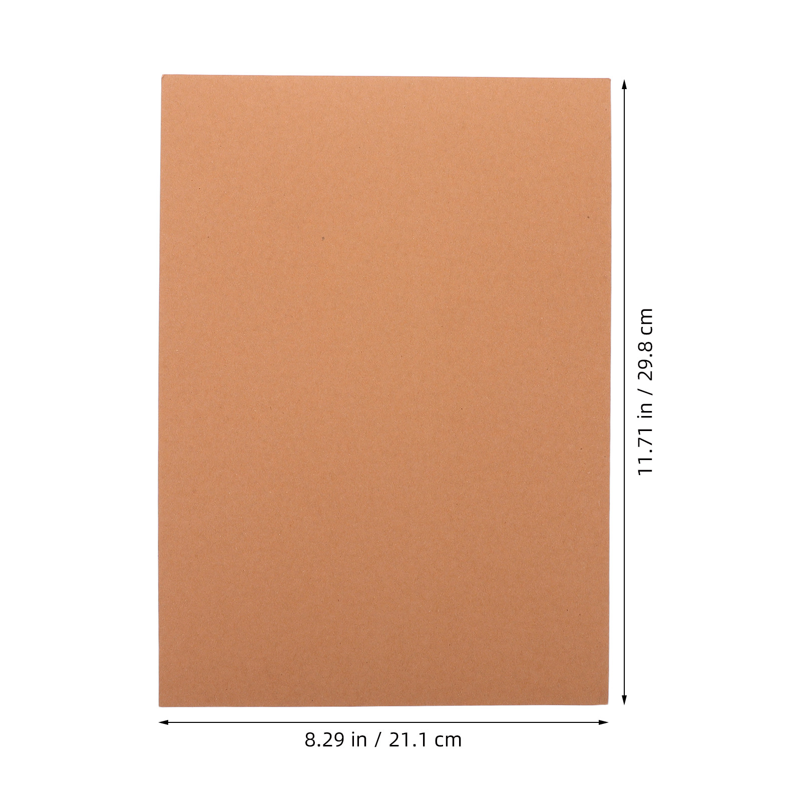 50Pcs Brown Cardstock Paper A4 - огляд і ціна Papercraft Supply Invitation