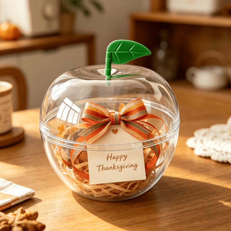 30Pcs Clear Apple Shaped Plast - огляд і ціна Event Party Box