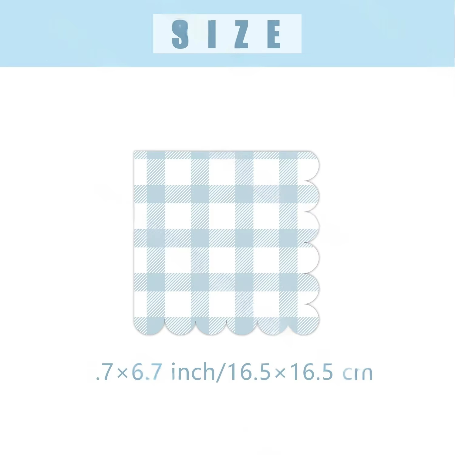 New Blue Grid Theme Birthday D - огляд і ціна Paper Straw Color