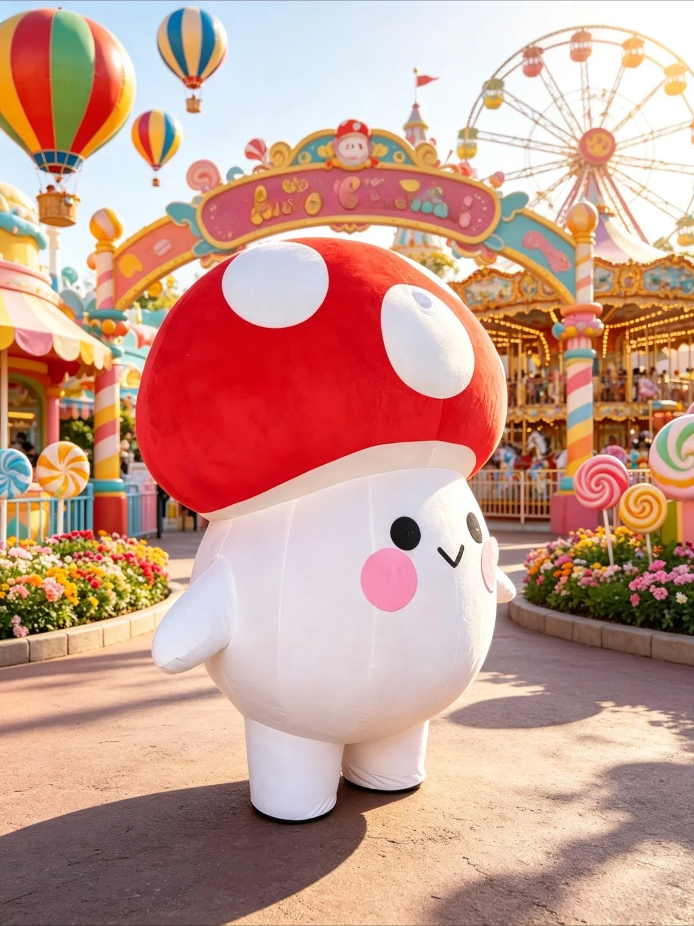 Inflatable Mushroom Mascot Cos - огляд і ціна Event & Party Supply