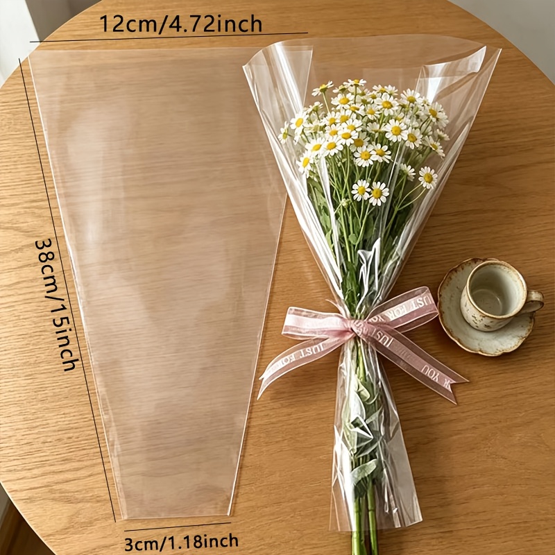 52pcs Transparent Plastic Bouq - огляд і ціна Event Party Shop