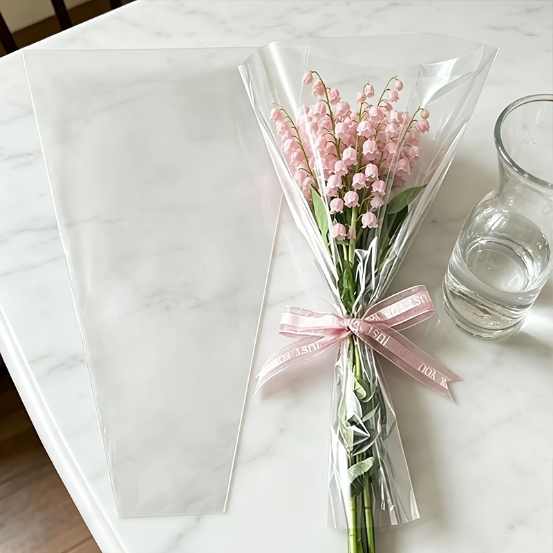 52pcs Transparent Plastic Bouq - огляд і ціна Event Party Shop