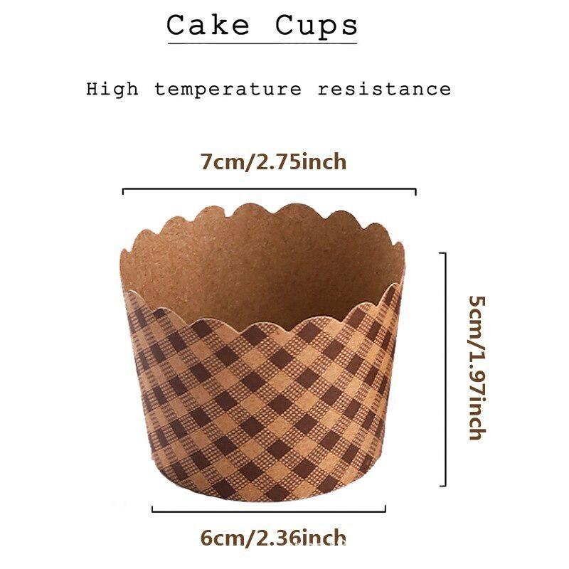 50Pcs/Pack Cupcake Paper Cups  - огляд і ціна Event Suppliers