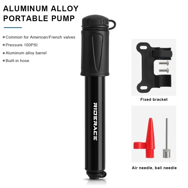 RIDERACE Bike Pump Portable Mi - огляд і ціна Balloon Pump Hand