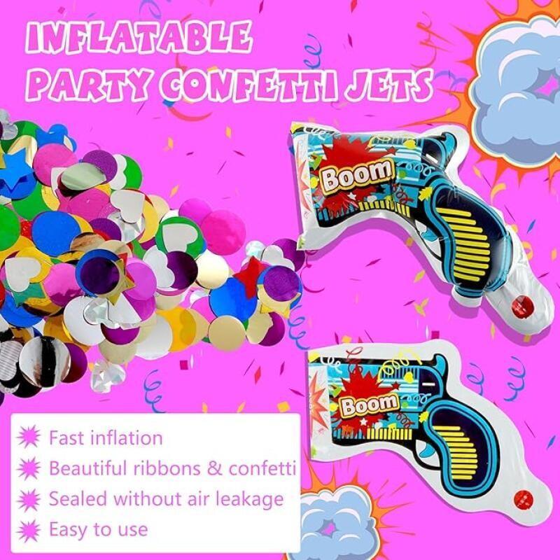 10Pcs Inflatable Boom Confetti - огляд і ціна Confetti Cannon Tube