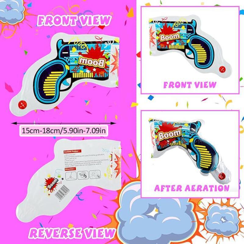 10Pcs Inflatable Boom Confetti - огляд і ціна Confetti Cannon Tube