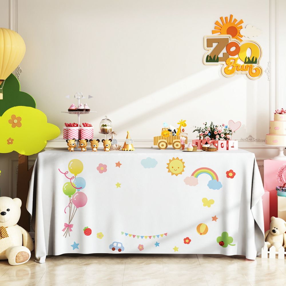 Festive Tablecloth Birthday Pa - огляд і ціна Dessert Table Backdrop